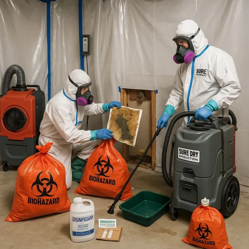 Contaminated Water Handling Protocols process in Avoca, PA