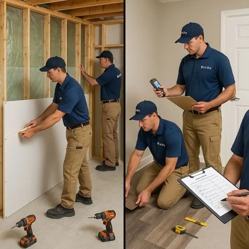 Repairs and Reconstruction process in Avoca, PA