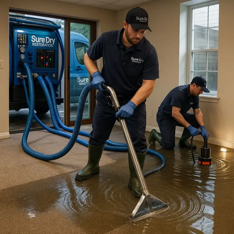 Water Extraction and Removal process in Avoca, PA